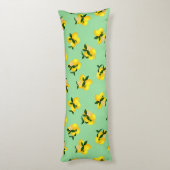 Coussins Longs Vert citron (Dos (Vertical))