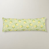 Coussins Longs Vert citron motif (Dos)