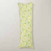 Coussins Longs Vert citron motif (Devant (Vertical))