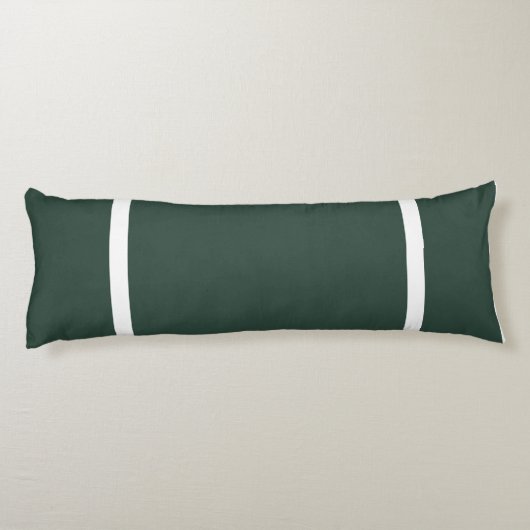 Coussins Longs Vert foncé + Découpe blanche (Dos)