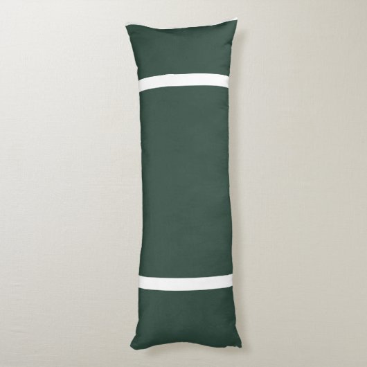 Coussins Longs Vert foncé + Découpe blanche (Dos (Vertical))
