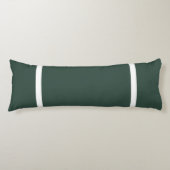 Coussins Longs Vert foncé + Découpe blanche (Devant)