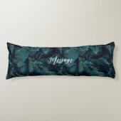 Coussins Longs Vert foncé simple (Devant)