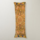 Coussins Longs Vert jaune or doré  (Devant (Vertical))