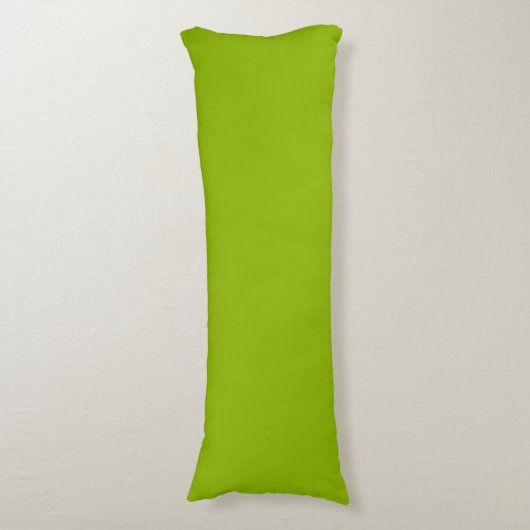Coussins Longs Vert pomme (couleur solide) (Devant (Vertical))