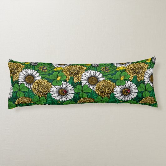 Coussins Longs Vert printemps (Dos)