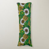 Coussins Longs Vert printemps (Devant (Vertical))