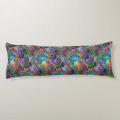 Coussins Longs Very colorfully abstract forms art 1 (Dos)