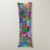Coussins Longs Very colorfully abstract forms art 1 (Devant (Vertical))