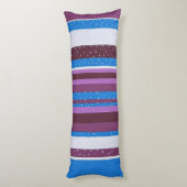Coussins Longs Vibrant Striped Pattern Background (Dos (Vertical))