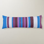 Coussins Longs Vibrant Striped Pattern Background (Devant)