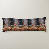 Coussins Longs Vibrant Veggie Explosion Art – Dynamic Boiling Pot (Dos)