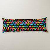 Coussins Longs Vidéo Monstres Geek Nerd Gamer Motif (Dos)