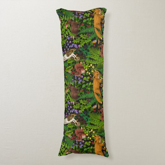 Coussins Longs Vie forestière (Devant (Vertical))