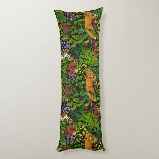 Coussins Longs Vie forestière (Dos (Vertical))