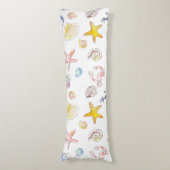 Coussins Longs Vie marine et Ancres (Devant (Vertical))