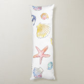 Coussins Longs Vie marine et Ancres (Dos (Vertical))