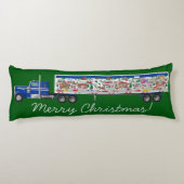 Coussins Longs Village LRT d'automne/Noël sur Big Rig (Dos)