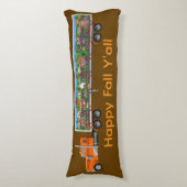 Coussins Longs Village LRT d'automne/Noël sur Big Rig (Devant (Vertical))