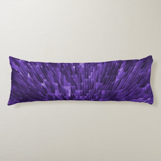 Coussins Longs Ville pyramidale violette...... (Devant)
