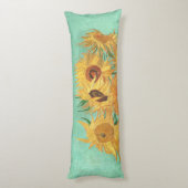 Coussins Longs Vincent Van Gogh Douze Tournesols Dans Un Vase (Dos (Vertical))