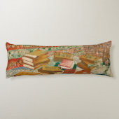 Coussins Longs Vincent van Gogh | les livres jaunes, 1887 (Dos)