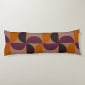 Coussins Longs Vins brûlés modernes du milieu du siècle Eclipse (Dos)