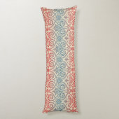 Coussins Longs Vintage Damask Wallpaper - bleu violet rouge (Dos (Vertical))