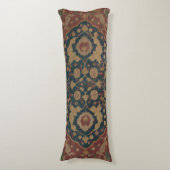 Coussins Longs Vintage Oriental Perse Motif rouge (Devant (Vertical))