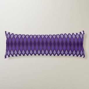 Coussins Longs Violet Diamant Ombre