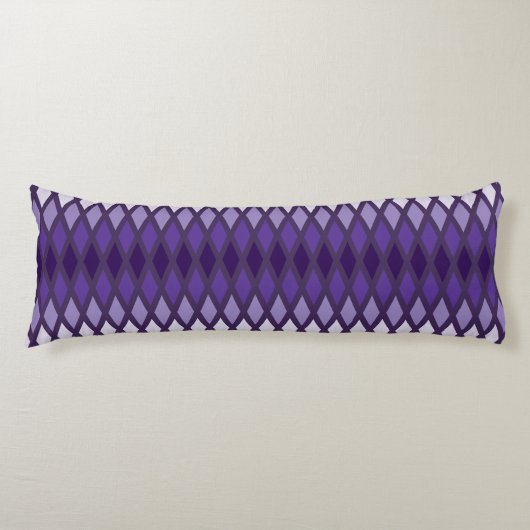Coussins Longs Violet Diamant Ombre (Devant)