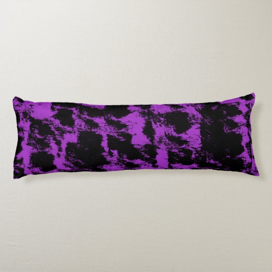 Coussins Longs Violet Noir (Dos)