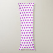Coussins Longs Violet Pois violet blanc Couleurs personnalisées m (Devant (Vertical))