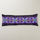 Coussins Longs Violet W3 (Dos)