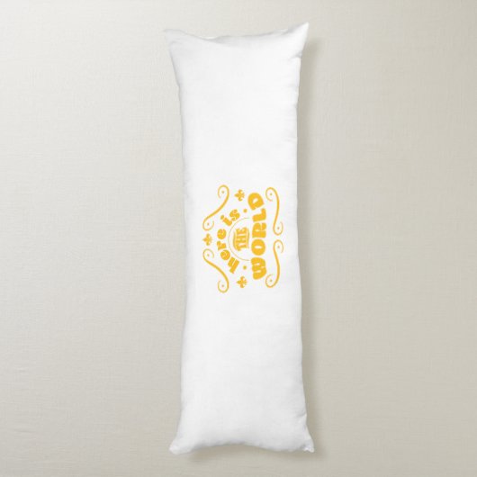 Coussins Longs Voici le monde (Dos (Vertical))