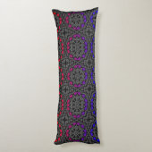 Coussins Longs Volume treize kaléidoscope art dix-huit (Dos (Vertical))