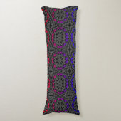 Coussins Longs Volume treize kaléidoscope art dix-huit (devant Vertical)
