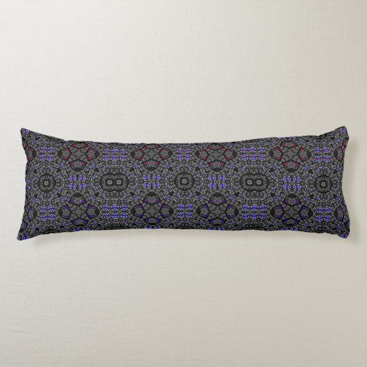 Coussins Longs Volume treize kaléidoscope art huit (Devant)
