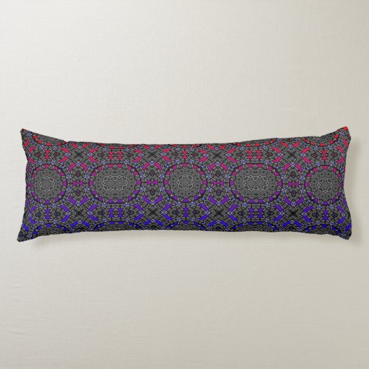 Coussins Longs Volume treize kaléidoscope art treize (Devant)