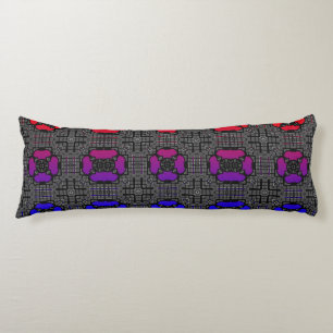 Coussins Longs Volume treize kaléidoscope art trois