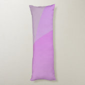 Coussins Longs Vos initiales de chevauchement | Géométrique rose  (Dos (Vertical))