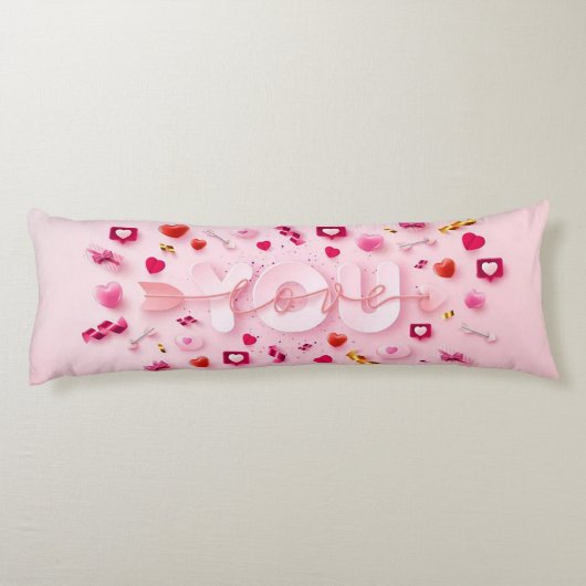 Coussins Longs Vous aimez (Dos)