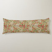 Coussins Longs Walter Crane Cacatoès blanc Grenade rouge Art (Devant)