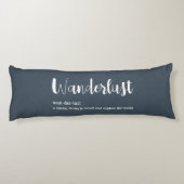Coussins Longs Wanderlust définition blanc gris bleu couleur (Dos)