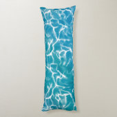 Coussins Longs Water bleu (Dos (Vertical))