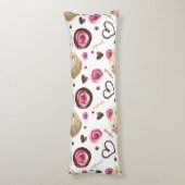 Coussins Longs Watercolor cupcakes (Dos (Vertical))