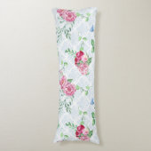 Coussins Longs watercolor peony (Devant (Vertical))