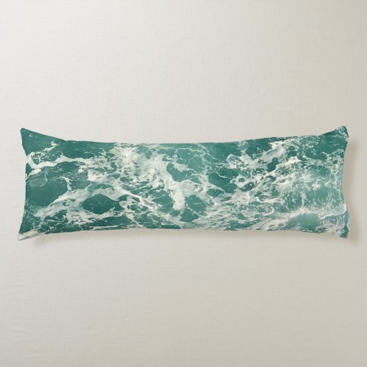 Coussins Longs Waves Blue Green (Devant)