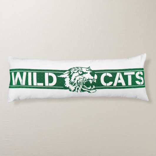 Coussins Longs Wayland Union Wildcats #8 (Dos)