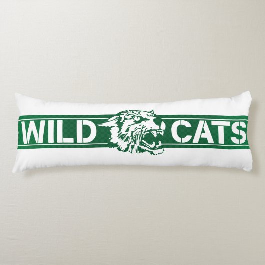 Coussins Longs Wayland Union Wildcats #8 (Devant)